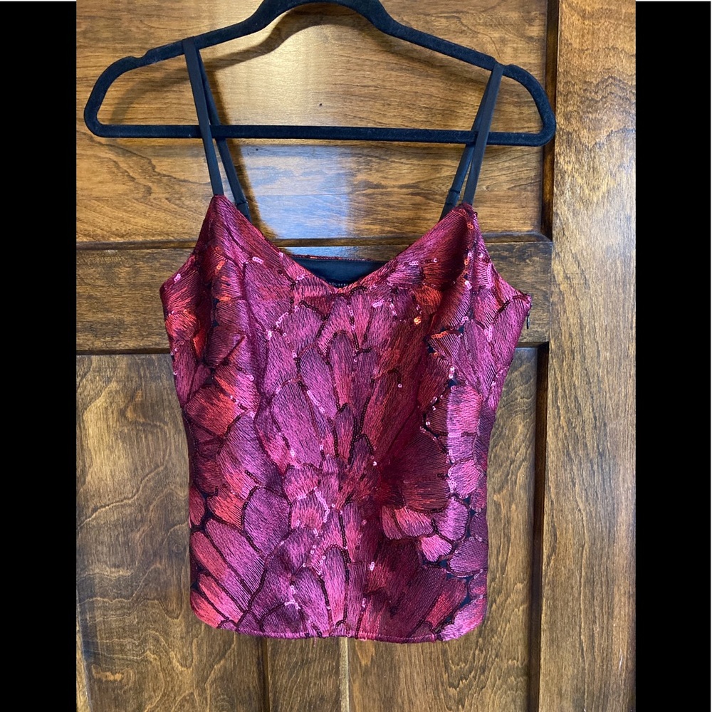 White House Black market sequined camisole